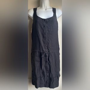 SOLD Covet Raven Dress summer black cargo utility size 6 new with tags pockets